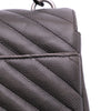 Saint Laurent Medium Quilted Chevron Sheepskin College Satchel Secondhand