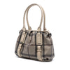 Secondhand Burberry Small Smoke Check Coated Canvas Northfield Satchel