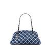 Chanel Medium Patent Stitch Just Mademoiselle Bowling Bag Secondhand