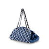 Chanel Medium Patent Stitch Just Mademoiselle Bowling Bag Secondhand