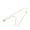 Dior Gold Plated CD Pendant Necklace Secondhand