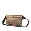 Gucci GG Canvas Web Double Pocket Belt Bag Secondhand