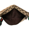 Gucci GG Canvas Web Double Pocket Belt Bag Secondhand