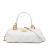 Chanel Métiers d'Art CC Quilted Lambskin Box with Top Handle Bag Secondhand
