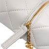 Chanel Métiers d'Art CC Quilted Lambskin Box with Top Handle Bag Secondhand