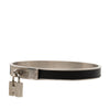 Hermès Leather Kelly Cadena Lock Bangle Bracelet Secondhand