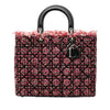Dior Large Tweed Cannage Fringe Lady Dior Secondhand