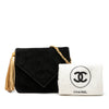 Chanel CC Suede Tassel Crossbody Secondhand