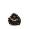 Chanel Lambskin 19 Round Clutch with Chain Secondhand