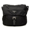 Prada Tessuto Zip Buckle Messenger Bag Secondhand