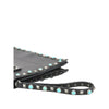 Valentino Leather Rolling Rockstud Wristlet Clutch Secondhand