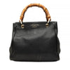 Gucci Small Calfskin Bamboo Shopper Satchel Secondhand
