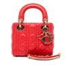 Dior Mini Lambskin Cannage Lady Dior Secondhand