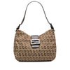 Fendi Zucchino Canvas Shoulder Bag Secondhand