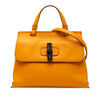Gucci Small Calfskin Bamboo Daily Satchel Secondhand