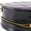 Chanel CC Quilted Patent Round Vanity Bag Secondhand