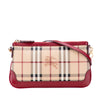Burberry Haymarket Check Coated Canvas Peyton Crossbody Secondhand