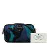 Prada Mini Tessuto Camouflage Double Zip Camera Bag Secondhand