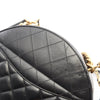 Chanel CC Quilted Lambskin Round Single Flap Secondhand