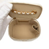 Chanel Mini CC Quilted Lambskin Pearl Crush Vanity Case With Chain Secondhand