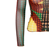 Secondhand Jean Paul Gaultier Cyberdot Mesh Top - '90s