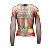 Secondhand Jean Paul Gaultier Cyberdot Mesh Top - '90s