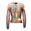 Secondhand Jean Paul Gaultier Cyberdot Mesh Top - '90s