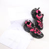 Jimmy Choo Diamond Fabric Sneakers in Pink x Black, Size 39 EU Secondhand