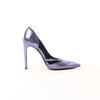 Just Cavalli Crocodile-embossed Decollette Pumps In Purple S09WL0079, Size 39 EU Secondhand