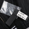 Just Cavalli Stripped Wool Trousers in Black, Size 46 IT Secondhand