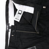 Just Cavalli Stripped Wool Trousers in Black, Size 46 IT Secondhand