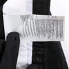Just Cavalli Stripped Wool Trousers in Black, Size 46 IT Secondhand
