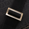 Fendi Small Zucchino Canvas F Charm Crossbody Secondhand