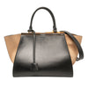 Fendi Medium Bicolor Calfskin and Suede 3Jours Satchel Secondhand