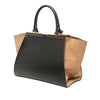 Fendi Medium Bicolor Calfskin and Suede 3Jours Satchel Secondhand