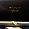 Ferragamo Leather Vara Bow Kiss Lock Chain Crossbody Secondhand