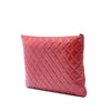 Chanel Large Quilted Patent O Case Clutch Secondhand