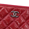 Chanel Large Quilted Patent O Case Clutch Secondhand