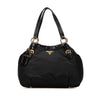 Secondhand Prada Tessuto Naplak Trimmed Side Zip Tote