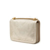 Ferragamo Small Metallic Leather Ginevra Shoulder Bag Secondhand