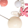 Chanel Silver Plated Resin CC Charm Pin Brooch Secondhand
