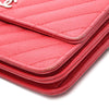 Chanel Chevron Caviar Boy Wallet on Chain Secondhand