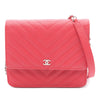 Chanel Chevron Caviar Boy Wallet on Chain Secondhand