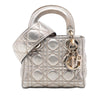 Dior Mini Metallic Calfskin Cannage Supple Lady Dior Secondhand