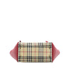 Secondhand Burberry Small Haymarket Check Coated Canvas and Calfskin Canterbury Tote