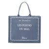 Dior Large Embroidered Canvas Les Fleurs du Mal Book Tote Secondhand