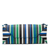 Balenciaga Mini Leather Striped Papier A6 Zip Around Satchel Secondhand
