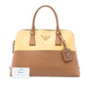 Prada Medium Bicolor Saffiano Lux Promenade Satchel Secondhand