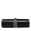 Saint Laurent Croc Embossed Leather Monogram Kate Tassel Wallet on Chain Secondhand