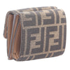 Fendi Zucca Baguette Trifold Wallet Secondhand